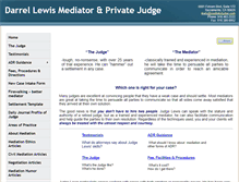 Tablet Screenshot of mediatorjudge.com